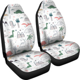 Cute Cartoon Dinosaurs Tree Pattern Universal Fit Car Seat Covers