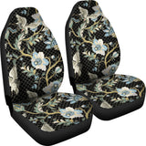 Japanese Crane Ornament Elements Universal Fit Car Seat Covers