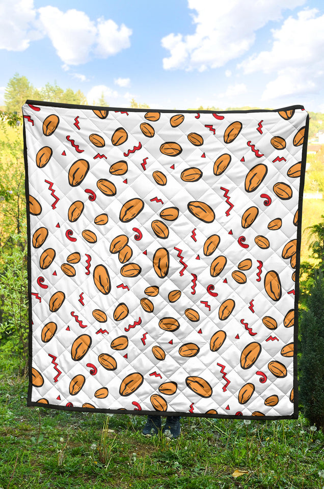 Peanuts Pattern Background Premium Quilt