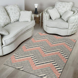 Zigzag Chevron Striped Pattern Area Rug