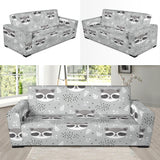 Cute Raccoons Leaves Dot Sofa Slipcover