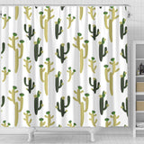 Cute Cactus Pattern Shower Curtain Fulfilled In US