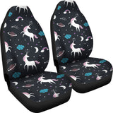 Unicorn Rainbows Moon Clound Star Pattern  Universal Fit Car Seat Covers