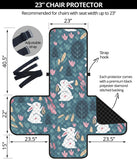 Cute rabbit pattern Chair Cover Protector