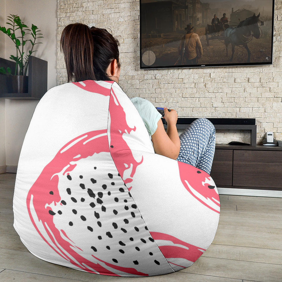 Hand Drawn Dragon Fruit Bean Bag Cover