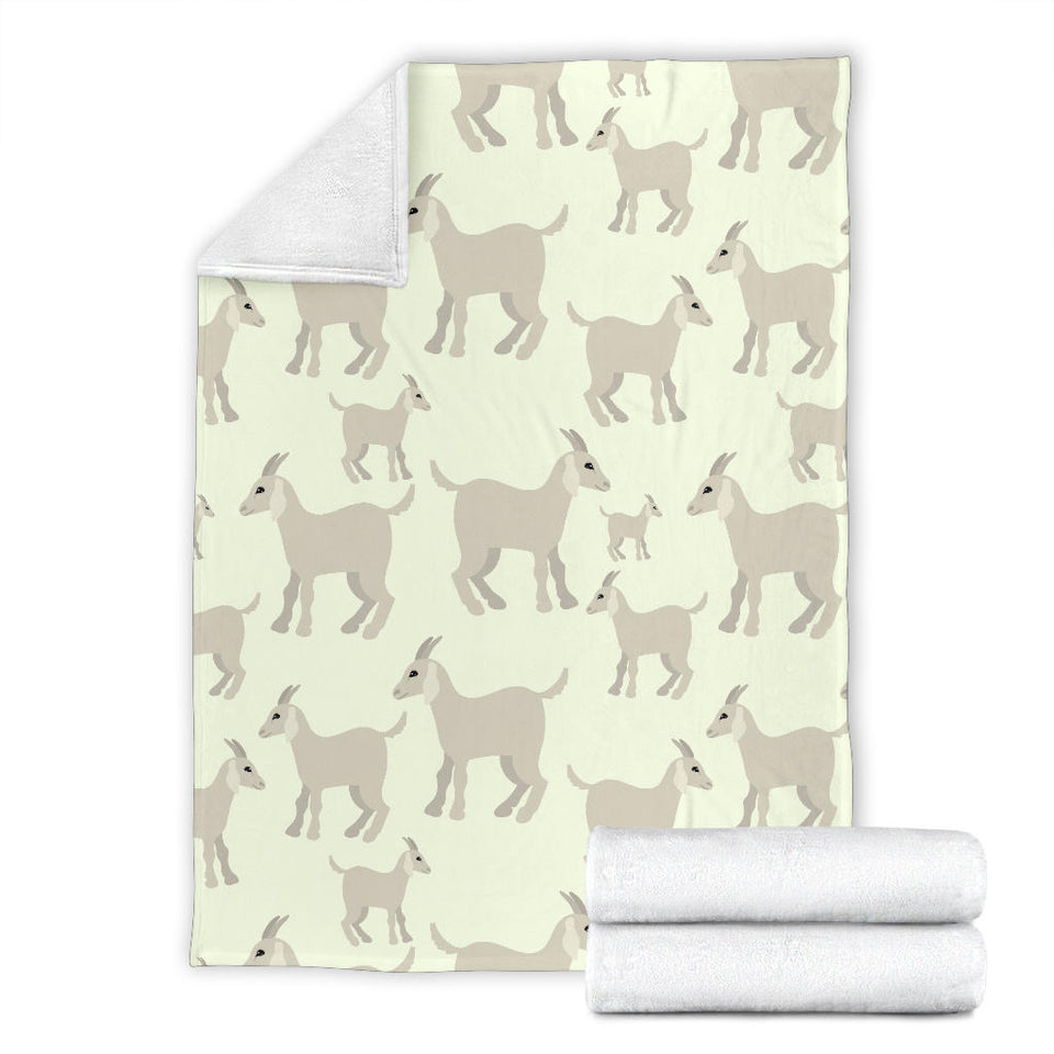 Little Young Goat Pattern Premium Blanket