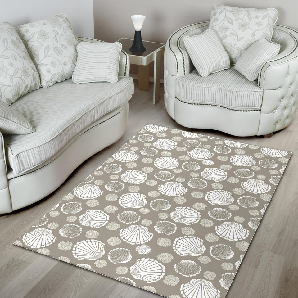 Scallop Shell Pattern Area Rug