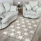 Scallop Shell Pattern Area Rug