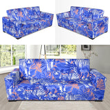 White Bengal Tigers Pattern Sofa Slipcover