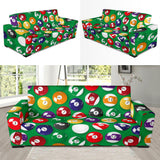 Billiard Ball Pattern Print Design 02 Sofa Slipcover
