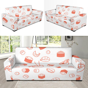Sushi Pattern Sofa Slipcover