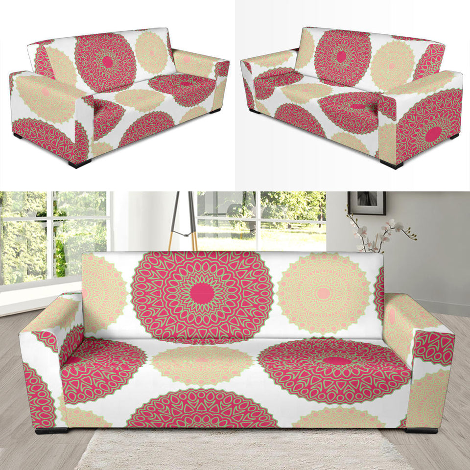 Circle Indian Pattern Sofa Slipcover