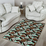 Coconut Pattern Print Design 03 Area Rug