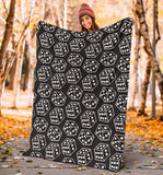 Dice Pattern Print Design 01 Premium Blanket