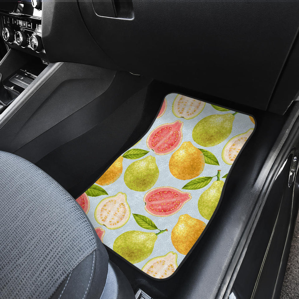Guava Design Pattern Front And Back Car Mats