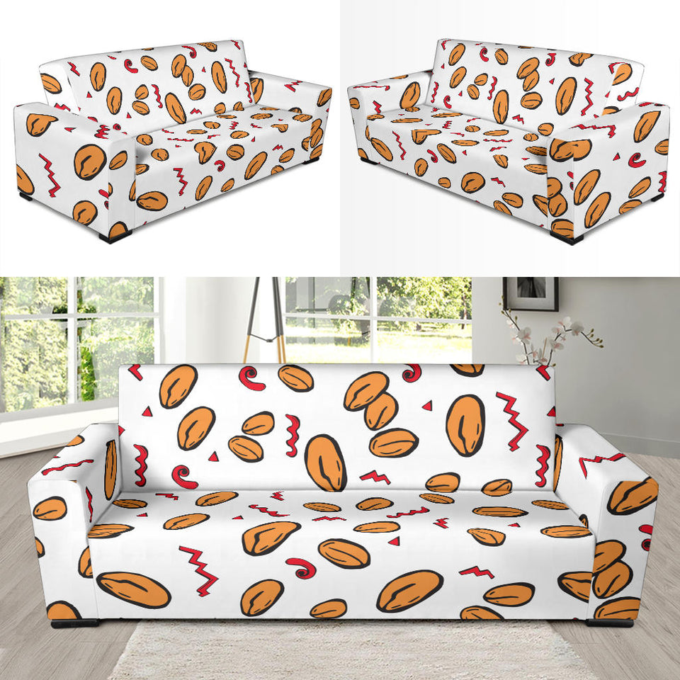 Peanuts Pattern Background Sofa Slipcover