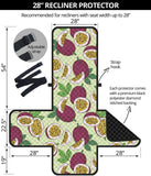 Passion fruit pattern Recliner Cover Protector