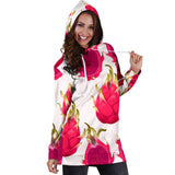 Dragon Fruits Design Pattern Women'S Hoodie Dress