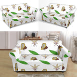 Color Hand Drawn Cocoa Pattern Loveseat Couch Slipcover