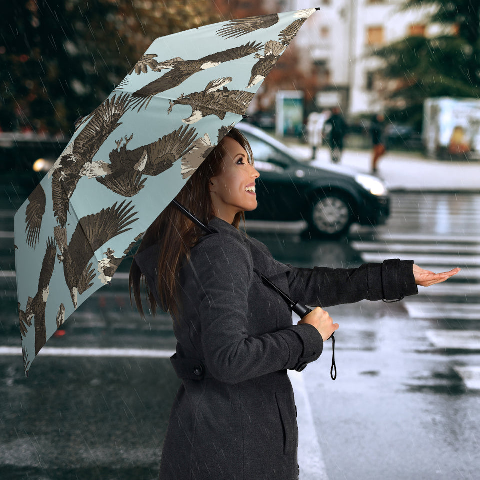 Eagle Pattern Print Design 01 Umbrella