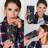 Gold Dragon Pattern Tumbler