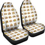 Hamburger Pattern Print Design 02 Universal Fit Car Seat Covers