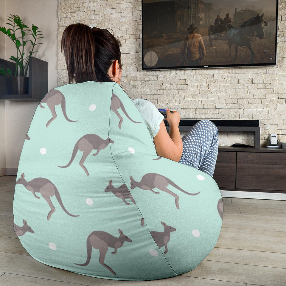 Kangaroo Pattern Background Bean Bag Cover