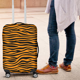 Bengal Tigers Skin Print Pattern Background Luggage Covers