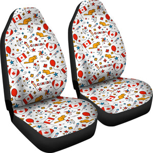 Canada Pattern Print Design 03 Universal Fit Car Seat Covers