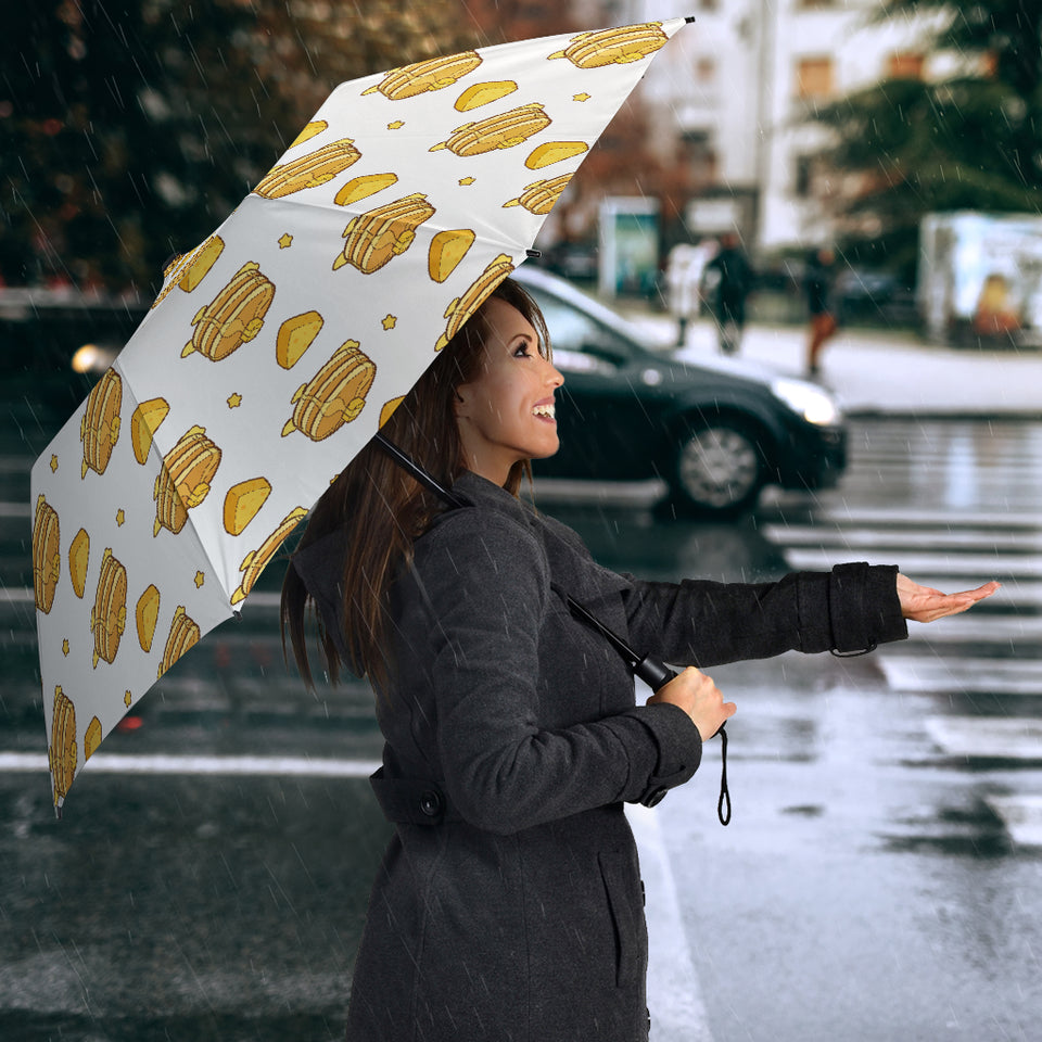 Pancake Pattern Print Design 03 Umbrella