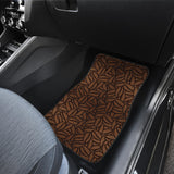 Coffee Bean Pattern Front Car Mats