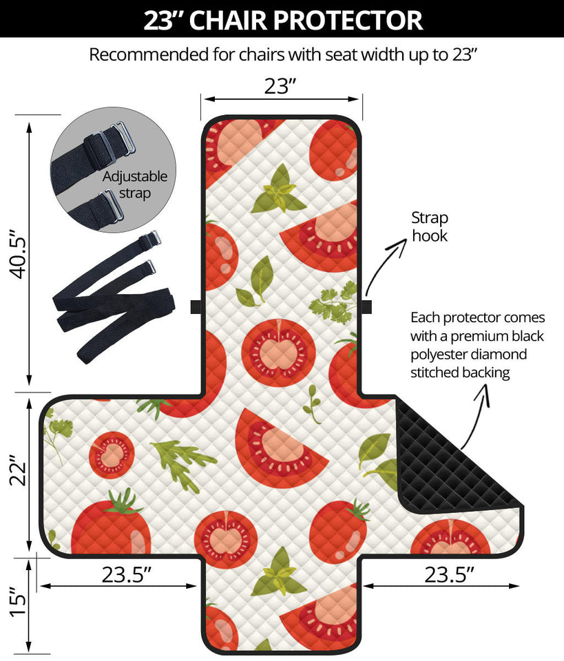 Tomato pattern Chair Cover Protector