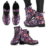 Elephant Indian Style Ornament Pattern Leather Boots