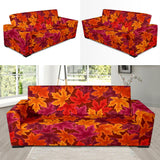 Autumn Maple Leaf Pattern Sofa Slipcover