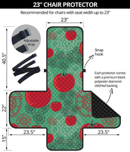 Tomato design pattern Chair Cover Protector