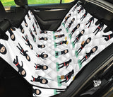 Cute Ninja Katana Sword Pattern Dog Car Seat Covers
