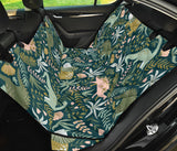 Dinosaurs Tropical Leaves Flower Pattern Dog Car Seat Covers