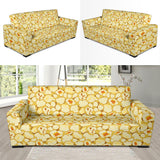 Popcorn Pattern Print Design 04  Sofa Slipcover