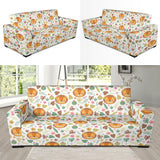 Lion Pattern Print Design 04 Sofa Slipcover