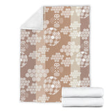 Beautiful Hexagon Japanese  Pattern Premium Blanket