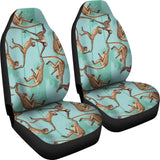 Monkey Palm Tree Background Universal Fit Car Seat Covers