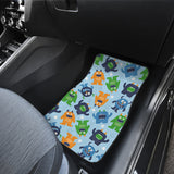 Alien Pattern Print Design 04 Front Car Mats