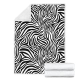 Zebra Skin Pattern Premium Blanket