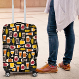 Beer Type Pattern Luggage Covers