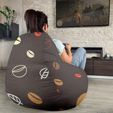 Coffee Bean Leave Pattern Bean Bag Cover