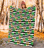Horseshoes Pattern Print Design 01 Premium Blanket