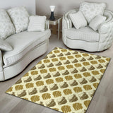 Lion Pattern Print Design 02 Area Rug
