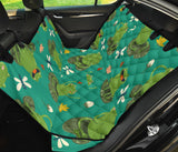 Cute Frog Dragonfly Design Pattern Dog Car Seat Covers