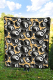 Billiard Ball Pattern Print Design 04 Premium Quilt