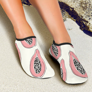 Papaya Pattern Aqua Shoes